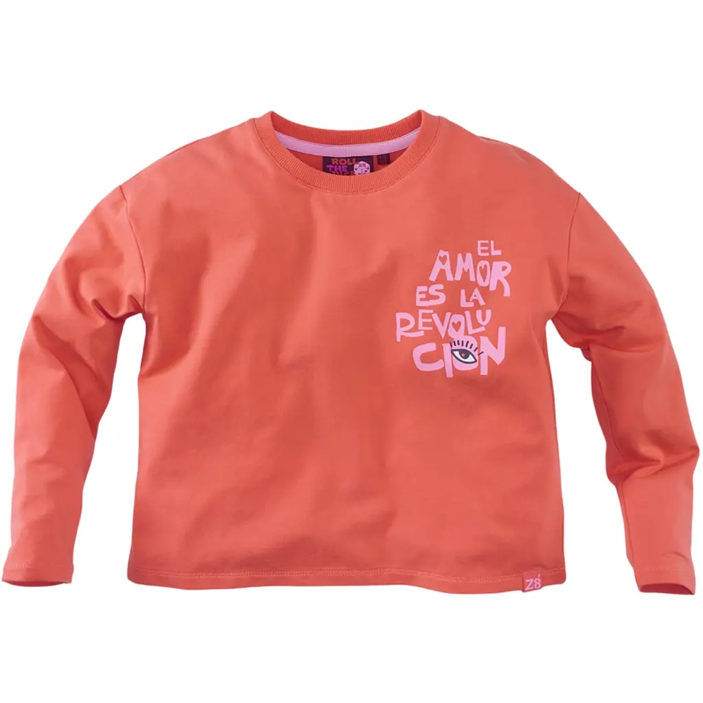 Longsleeve BOXY Caelin (tropical coral)