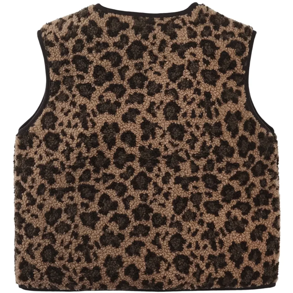 Gilet teddy Mellody (amber brown)