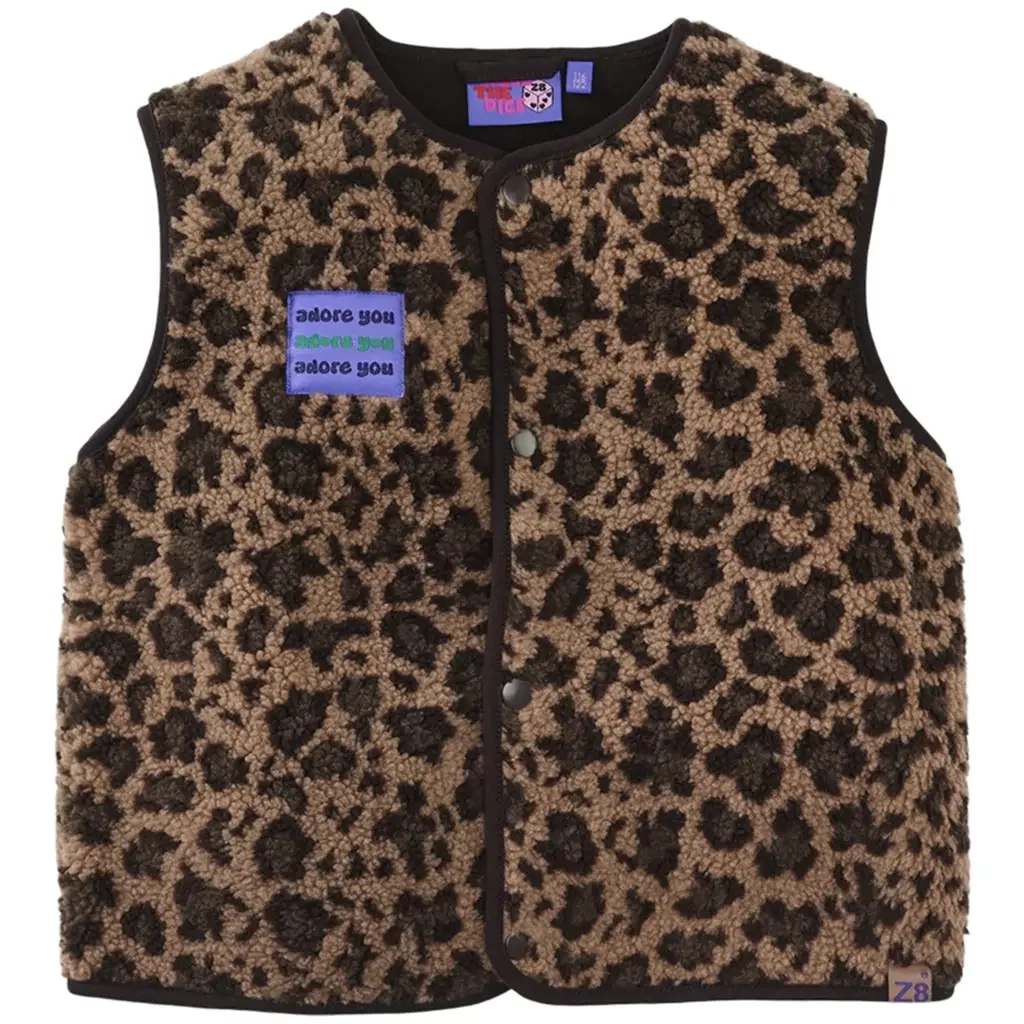 Gilet teddy Mellody (amber brown)