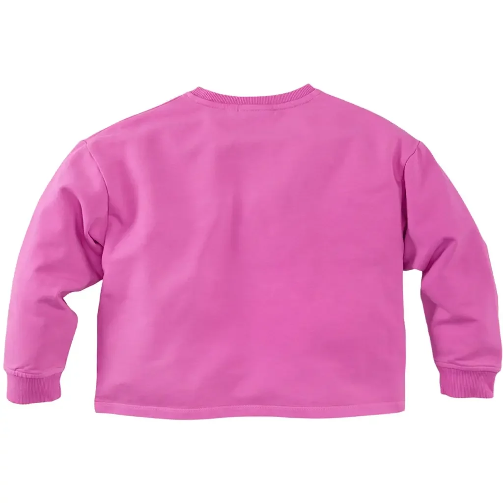 Trui sweat garment dye BOXY Luma (pinky promise)