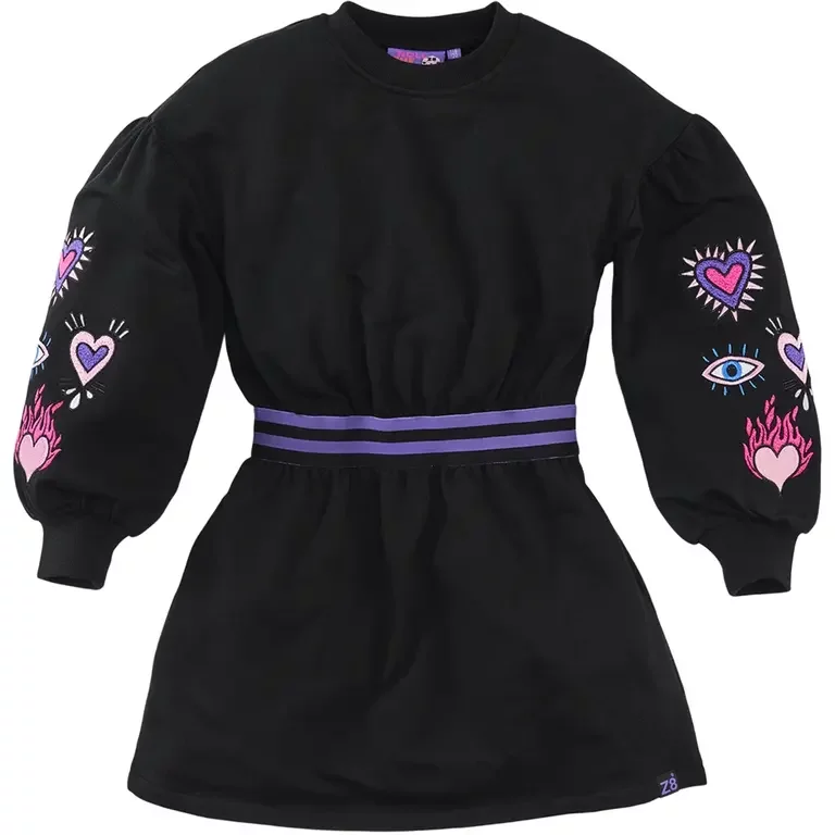 Jurk sweat Frozan (night sky)