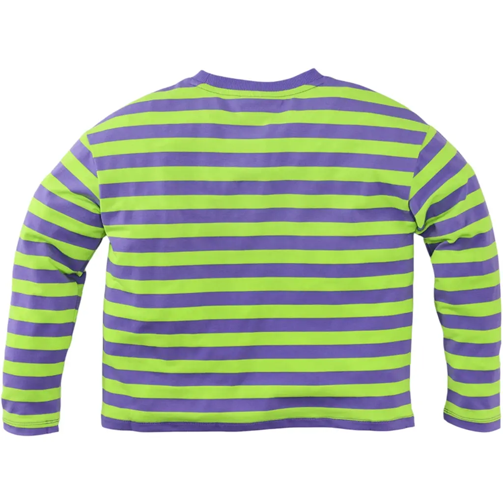 Longsleeve BOXY Dente (incy lilac/green gecko)