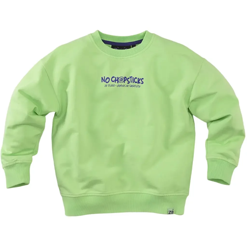 Trui sweat garment dye Brex (spring leaf)