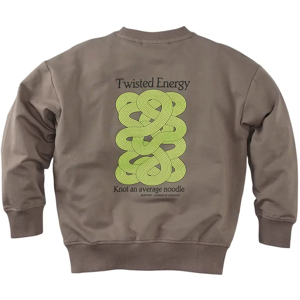 Trui sweat Fenton (twilight taupe)