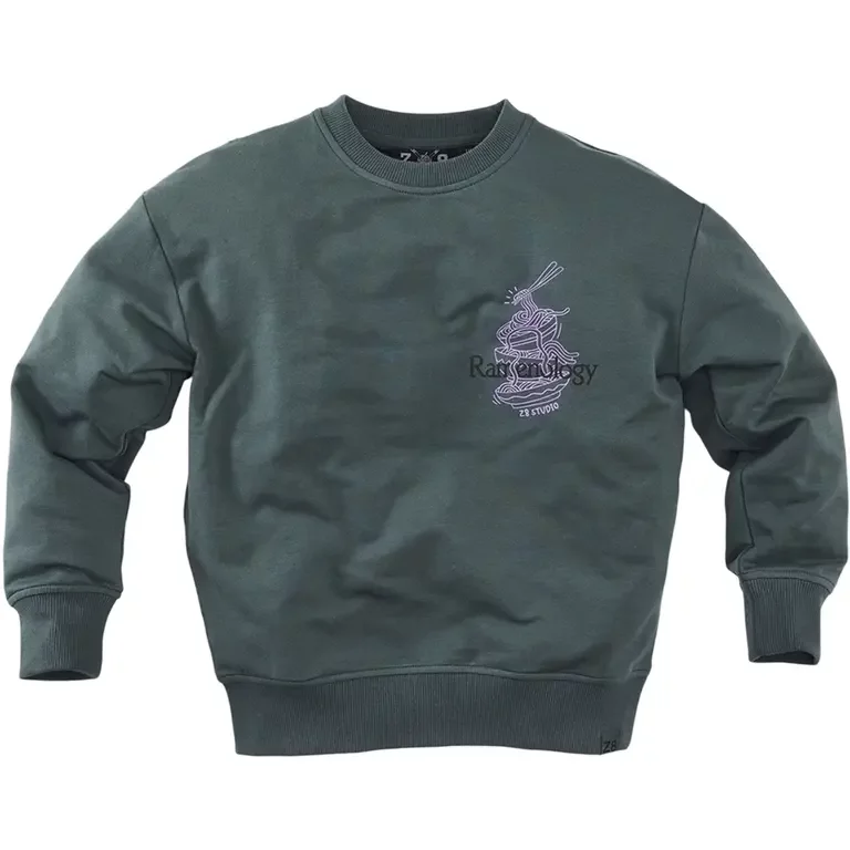 Trui sweat Bowie (seafoam shadow)