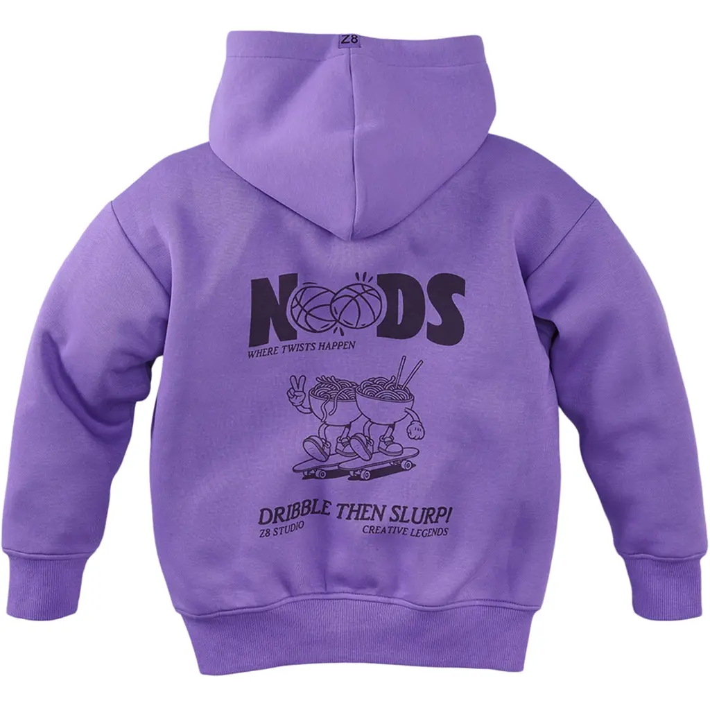 Trui heavy hoodie Jace (cosmic purple)