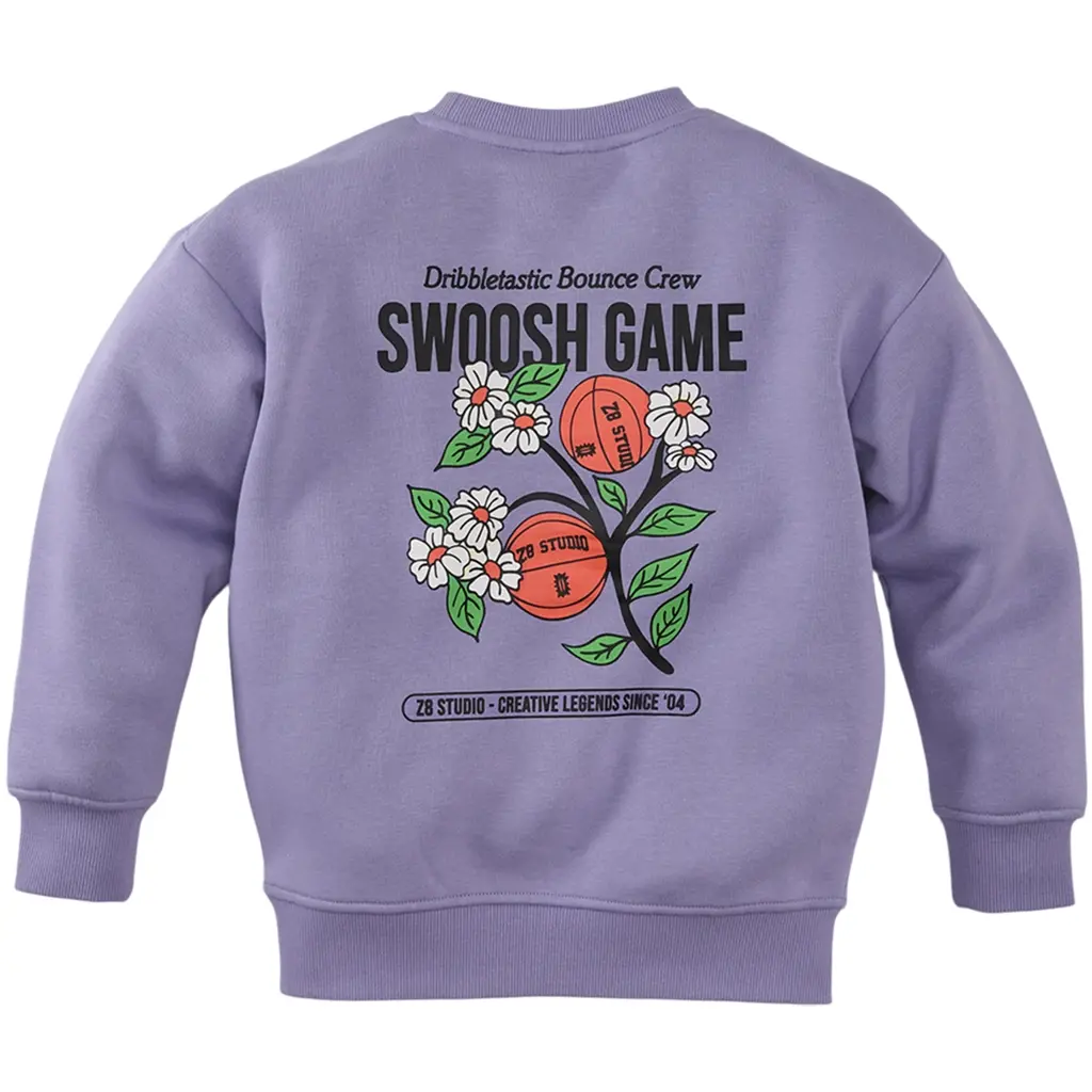 Trui sweat Neyo (smokey lilac)