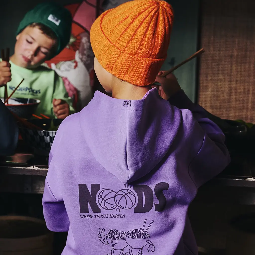 Trui heavy hoodie Jace (cosmic purple)