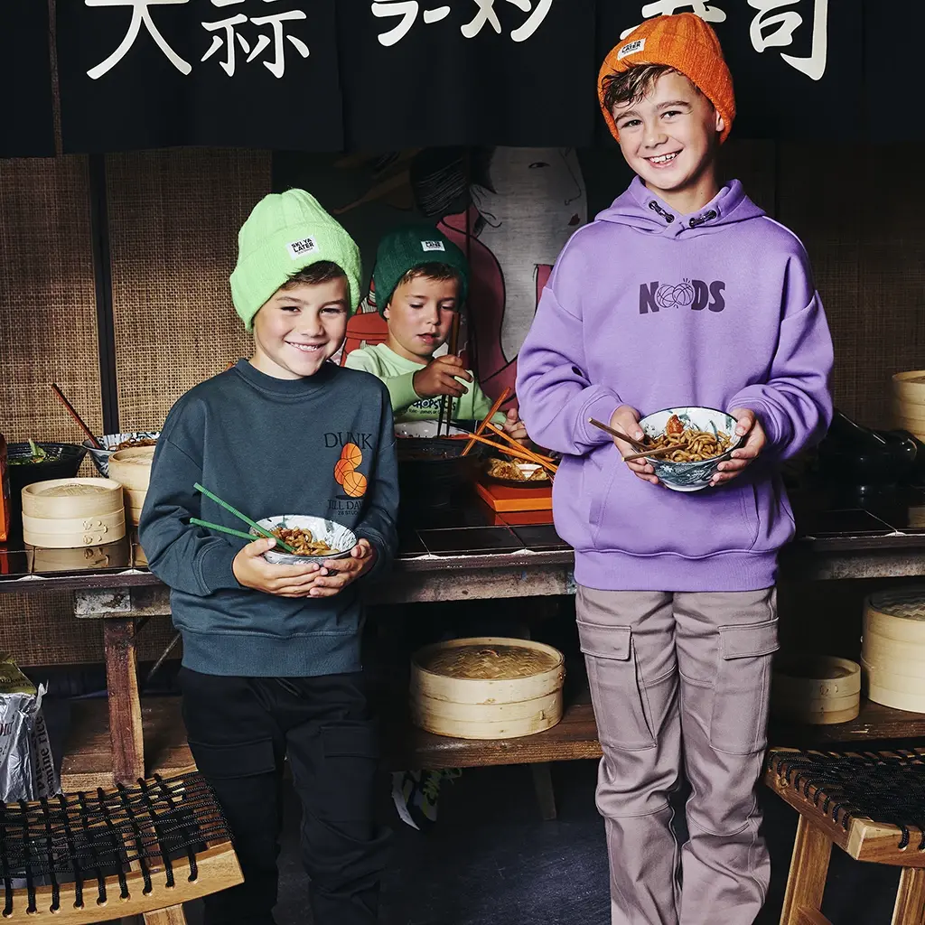 Trui heavy hoodie Jace (cosmic purple)