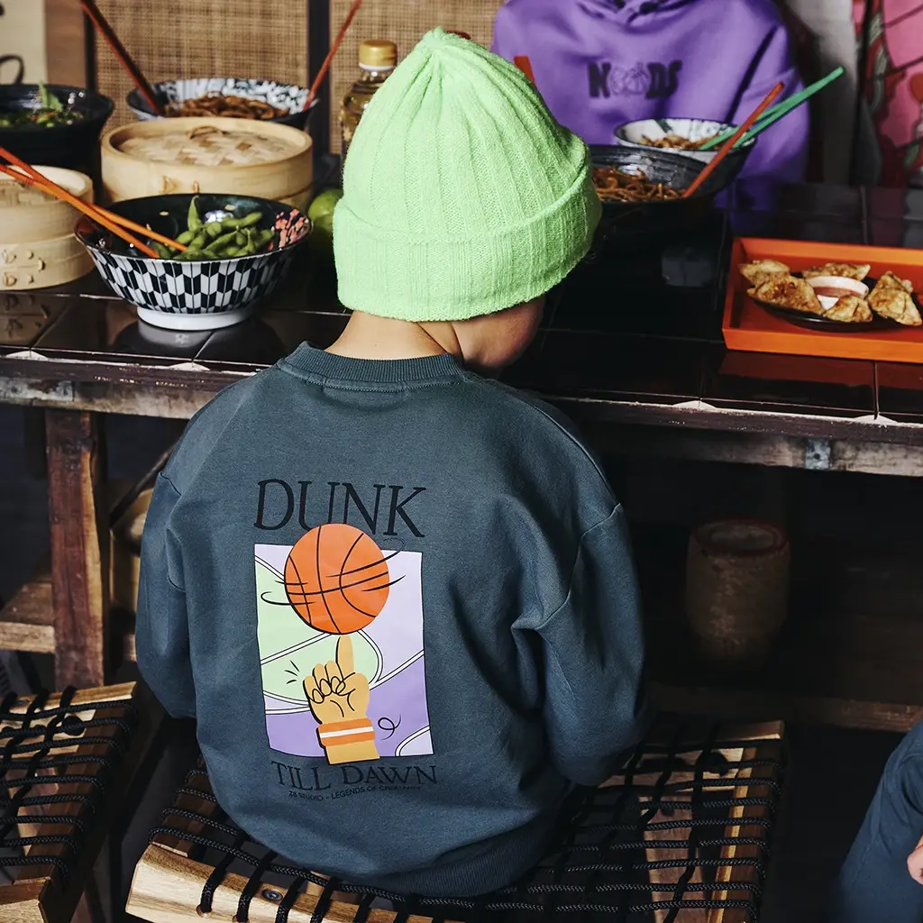 Trui sweat Luka (seafoam shadow)