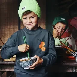 Trui sweat Luka (seafoam shadow)