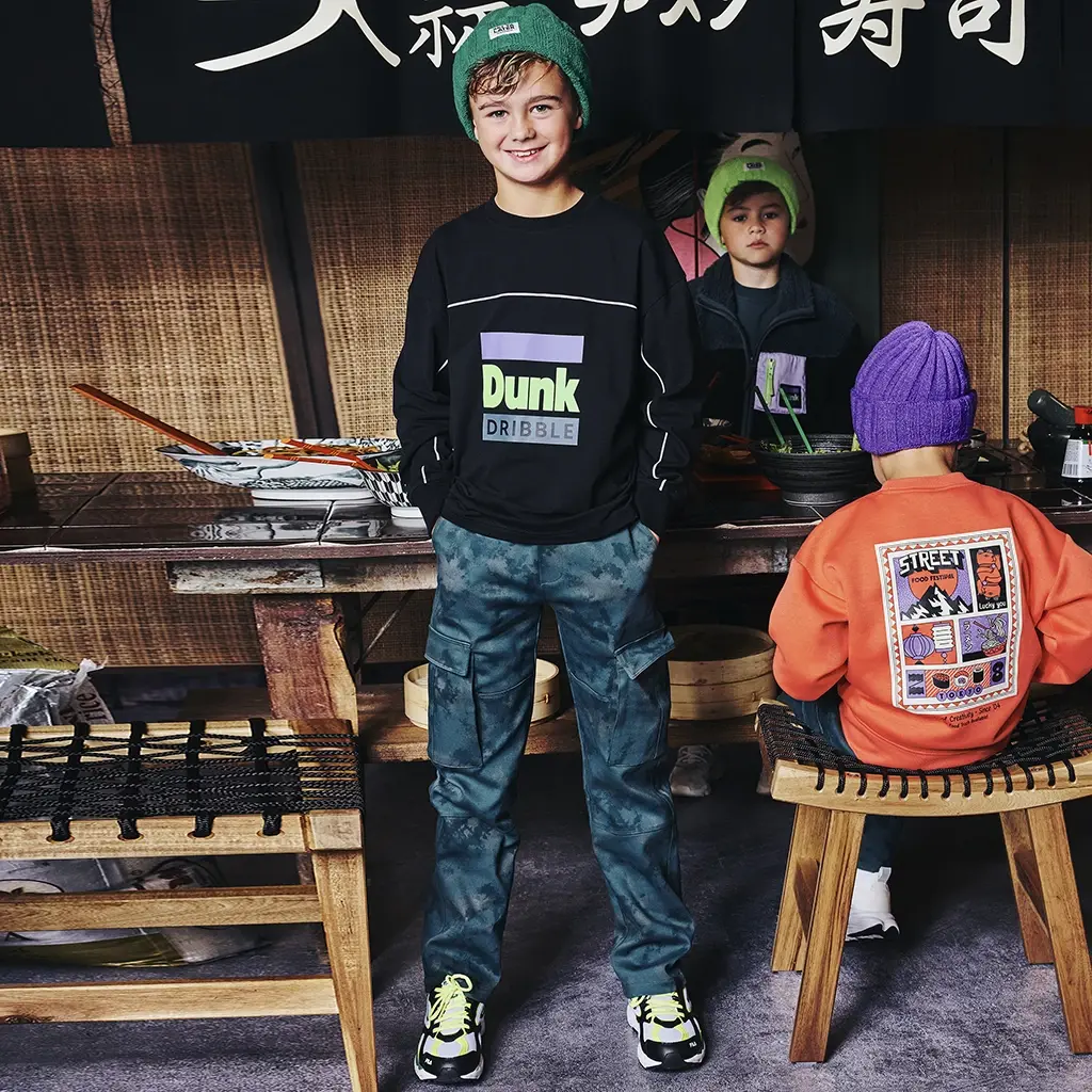 Longsleeve OVERSIZED Stax (night sky)