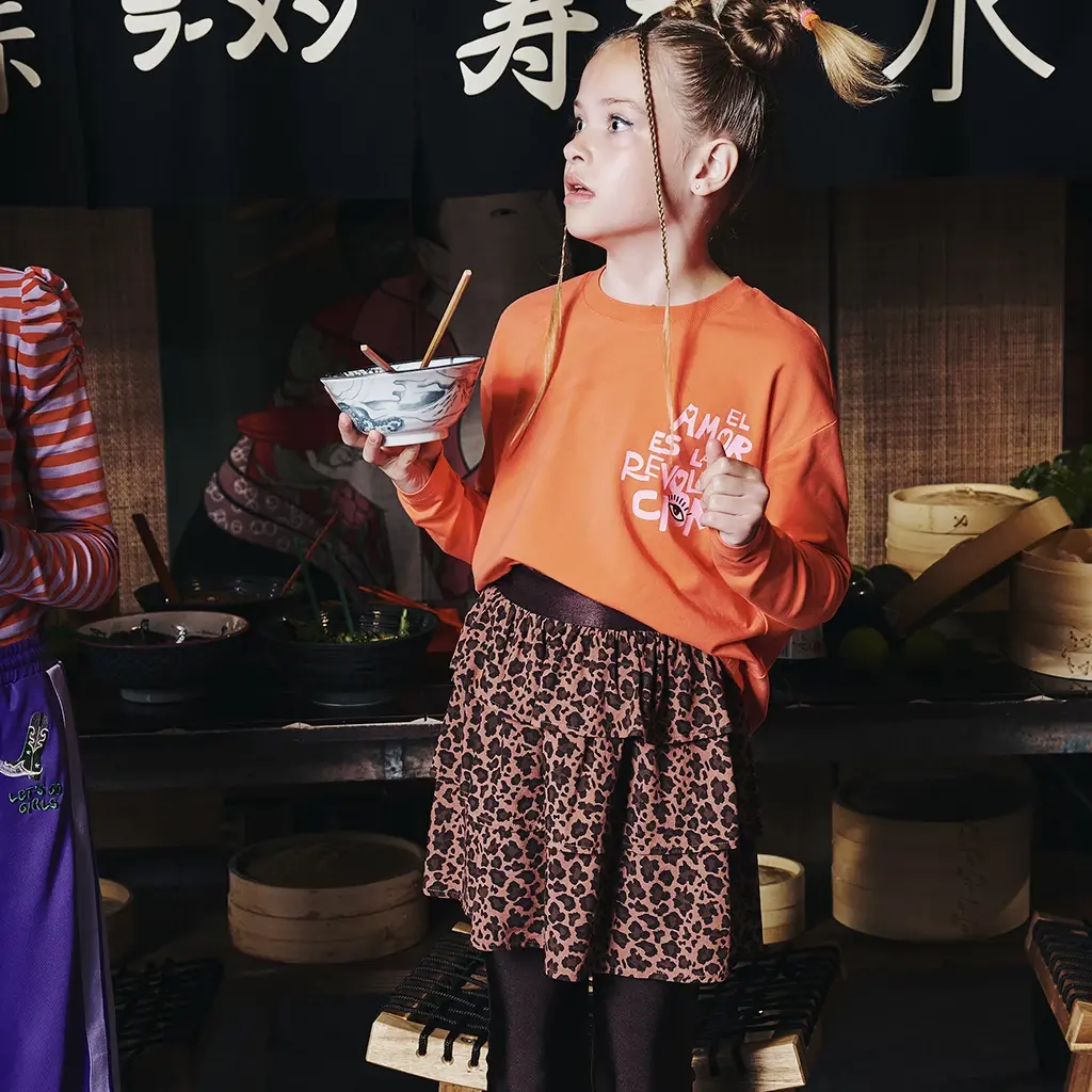 Longsleeve BOXY Caelin (tropical coral)