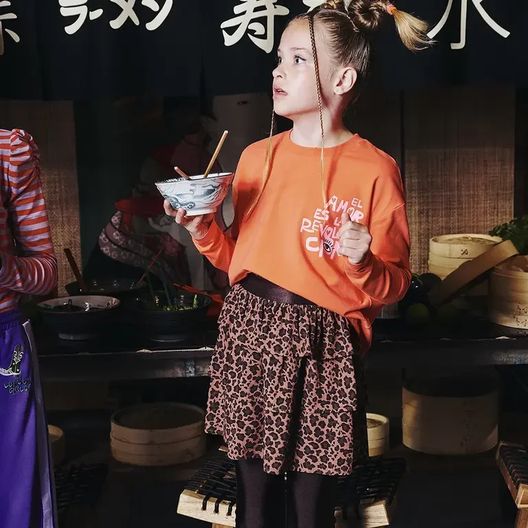 OP=OP! Longsleeve BOXY Caelin (tropical coral)