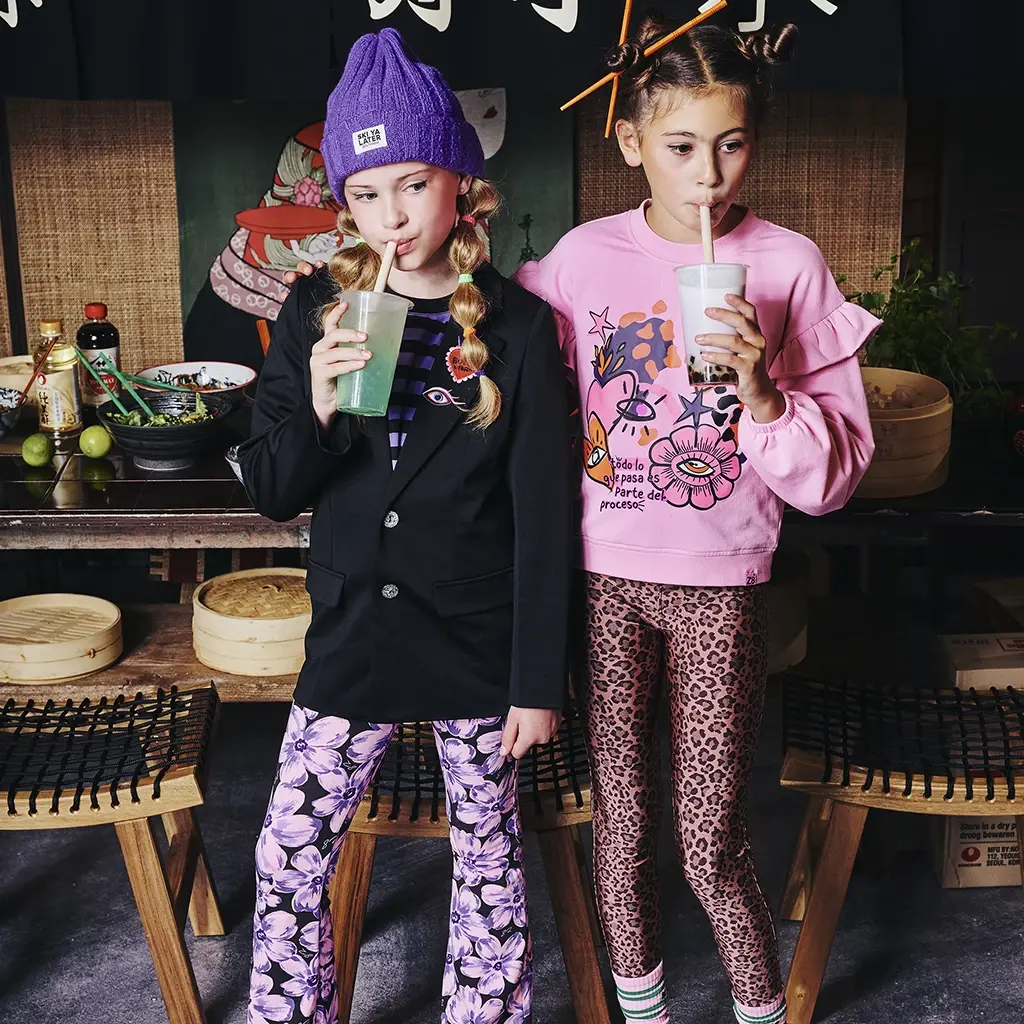 T-shirt BOXY Dagmara (night sky/purple chill)