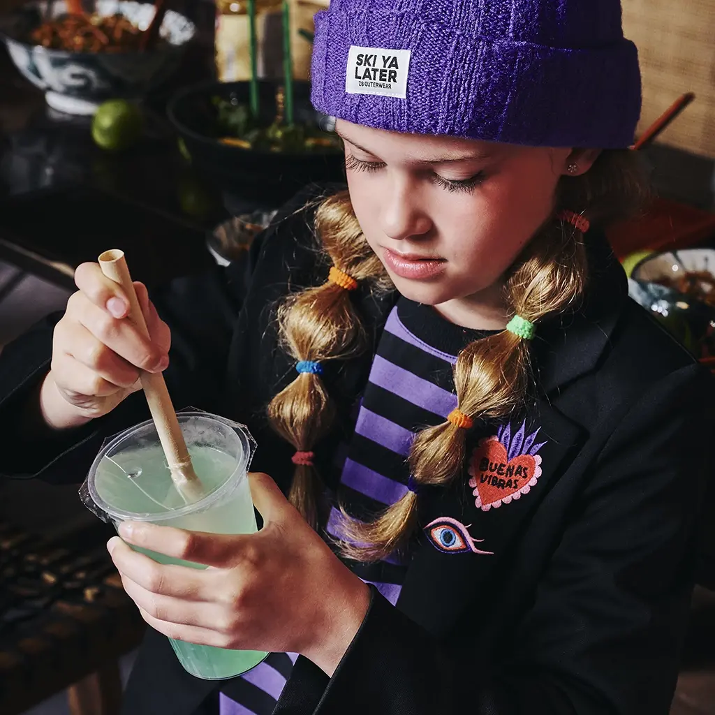 T-shirt BOXY Dagmara (night sky/purple chill)