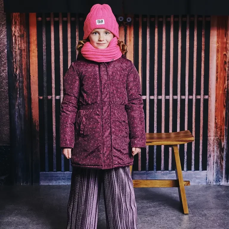 Winterjas Channa (prune)