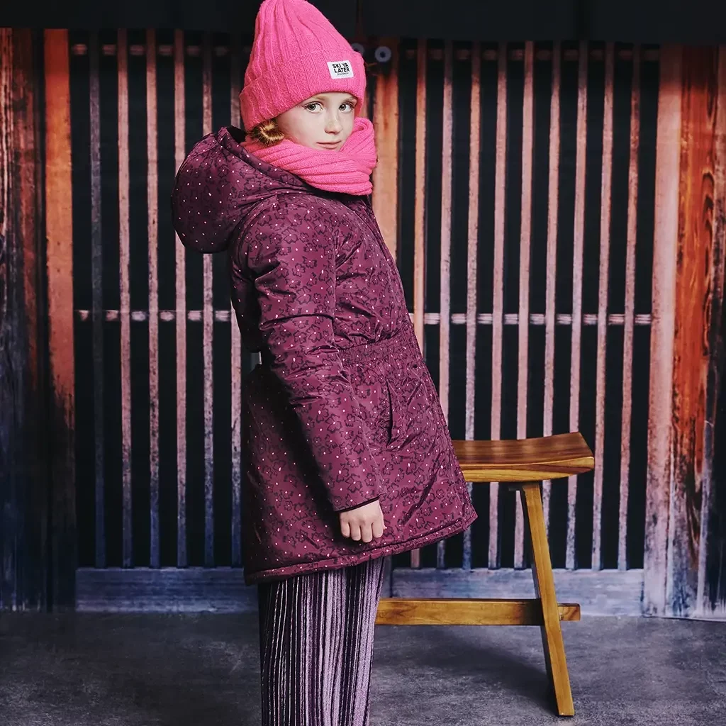 Winterjas Channa (prune)