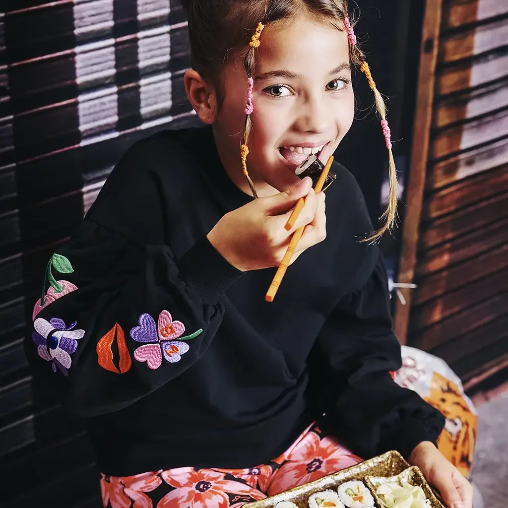 Trui sweat Zahara (night sky)