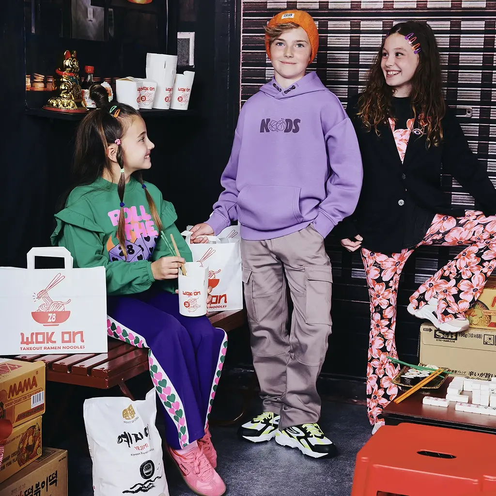 Broek FLARED Merthe (night sky)