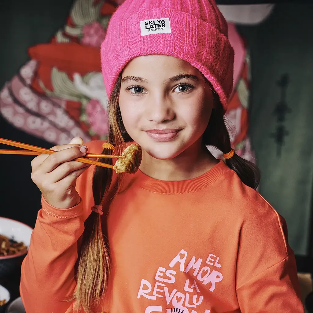 Longsleeve BOXY Caelin (tropical coral)