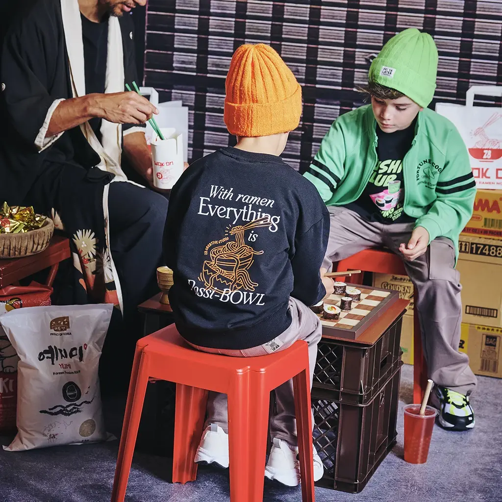 Trui sweat Bowie (night sky)