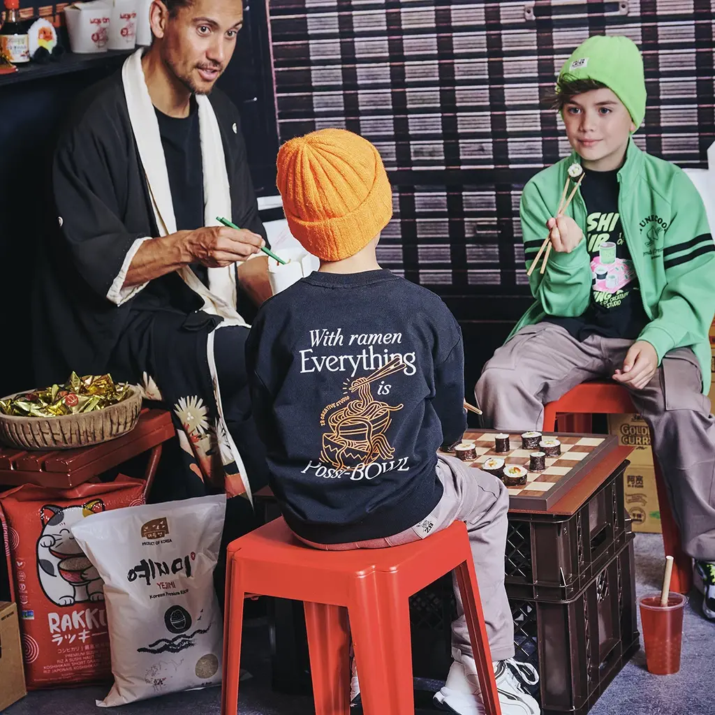 Trui sweat Bowie (night sky)