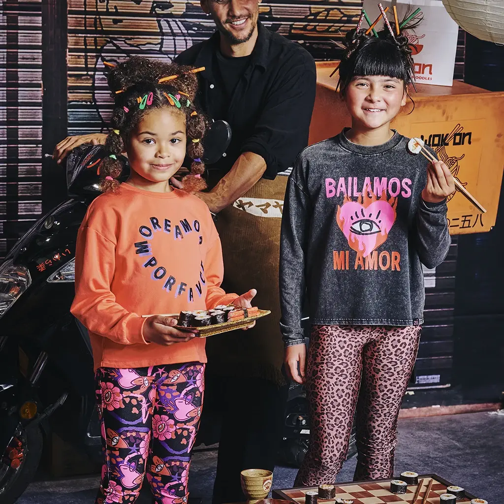 Longsleeve BOXY Nowella (tropcial coral)