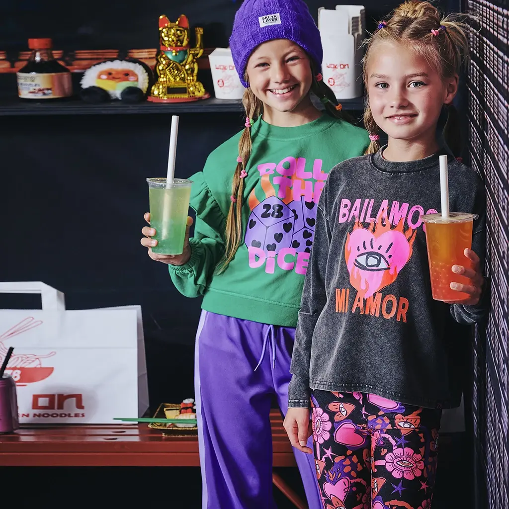 Longsleeve BOXY acid wash Shereen (night sky)