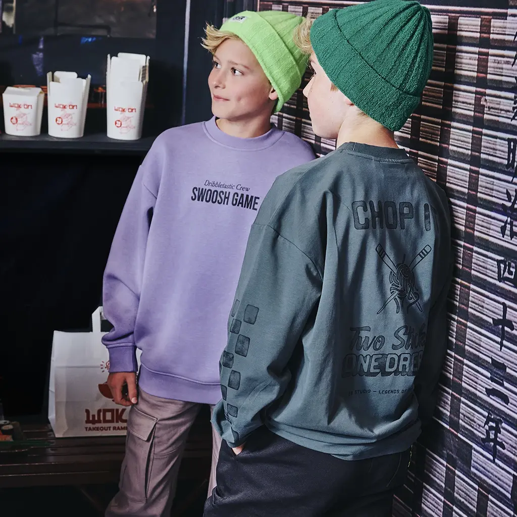 Trui sweat Neyo (smokey lilac)