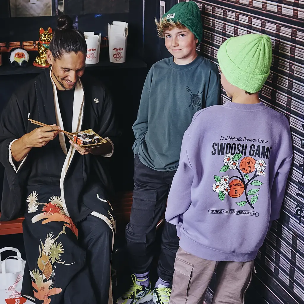 Trui sweat Neyo (smokey lilac)