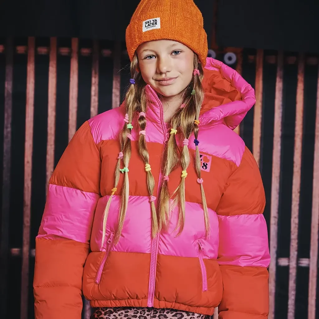 Winterjas Jayda (popping red/bubblegum)