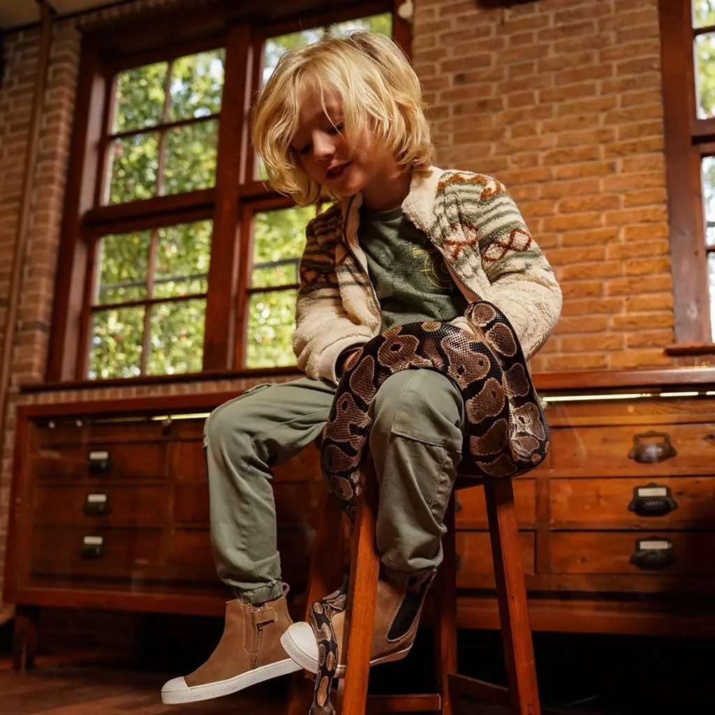 Broek cargo loose fit (green)