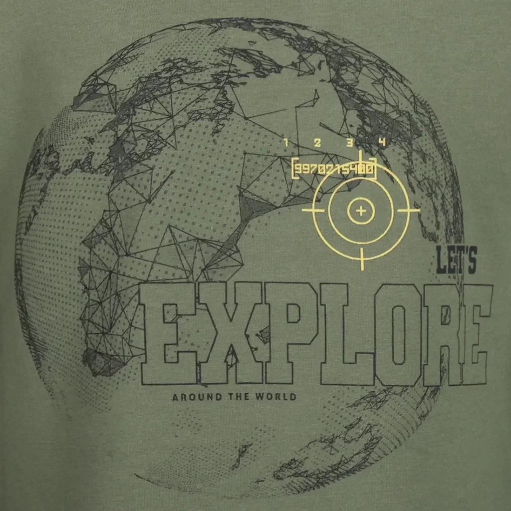 Trui hoodie Backprint (green)