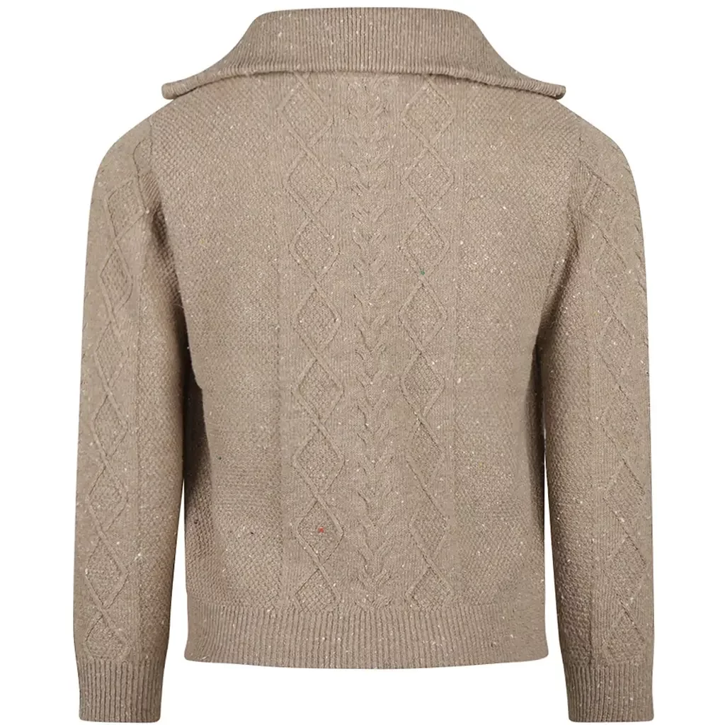 Gebreide trui (taupe)