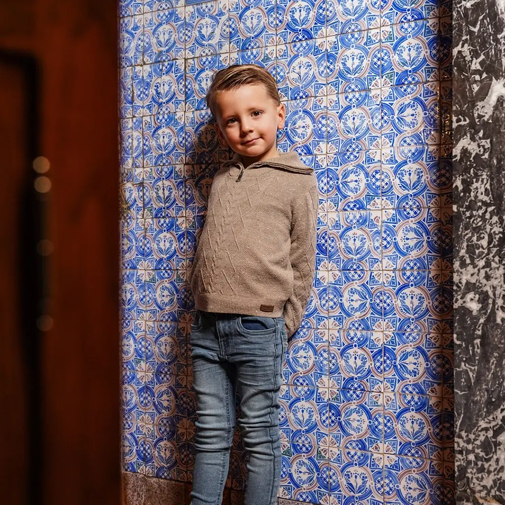 Spijkerbroek skinny (mid blue)