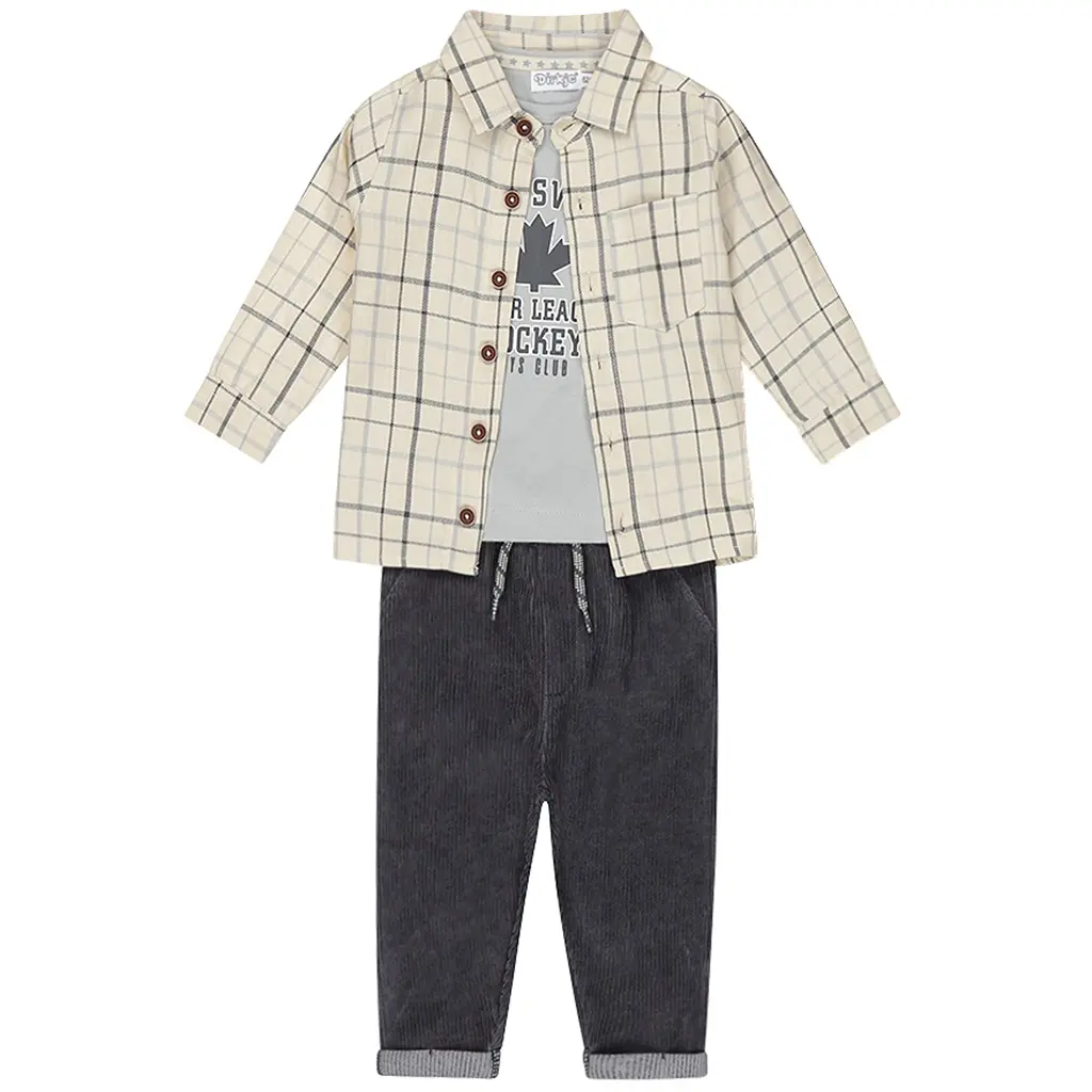 Driedelige set (pebble)