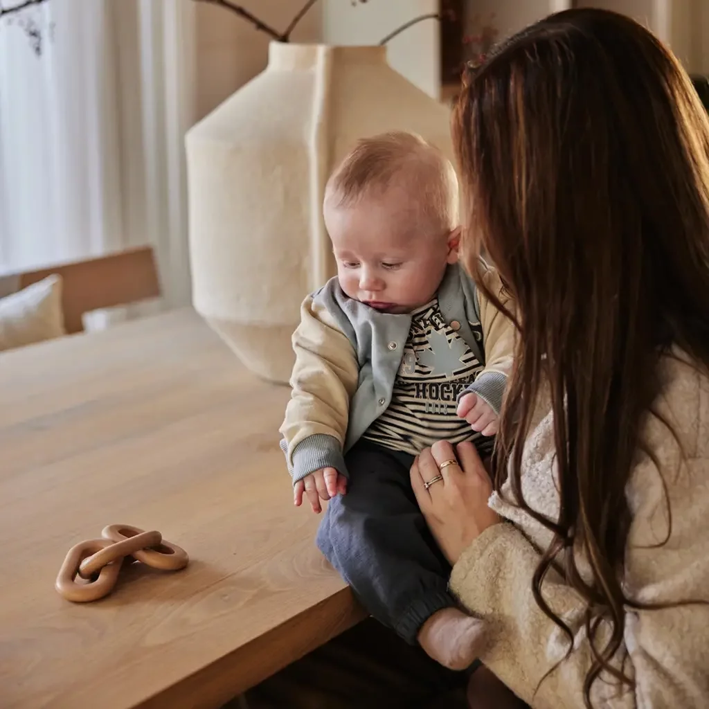 Driedelige set (faded blue)