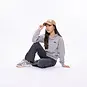 No Way Monday Trui hoodie (mid grey)
