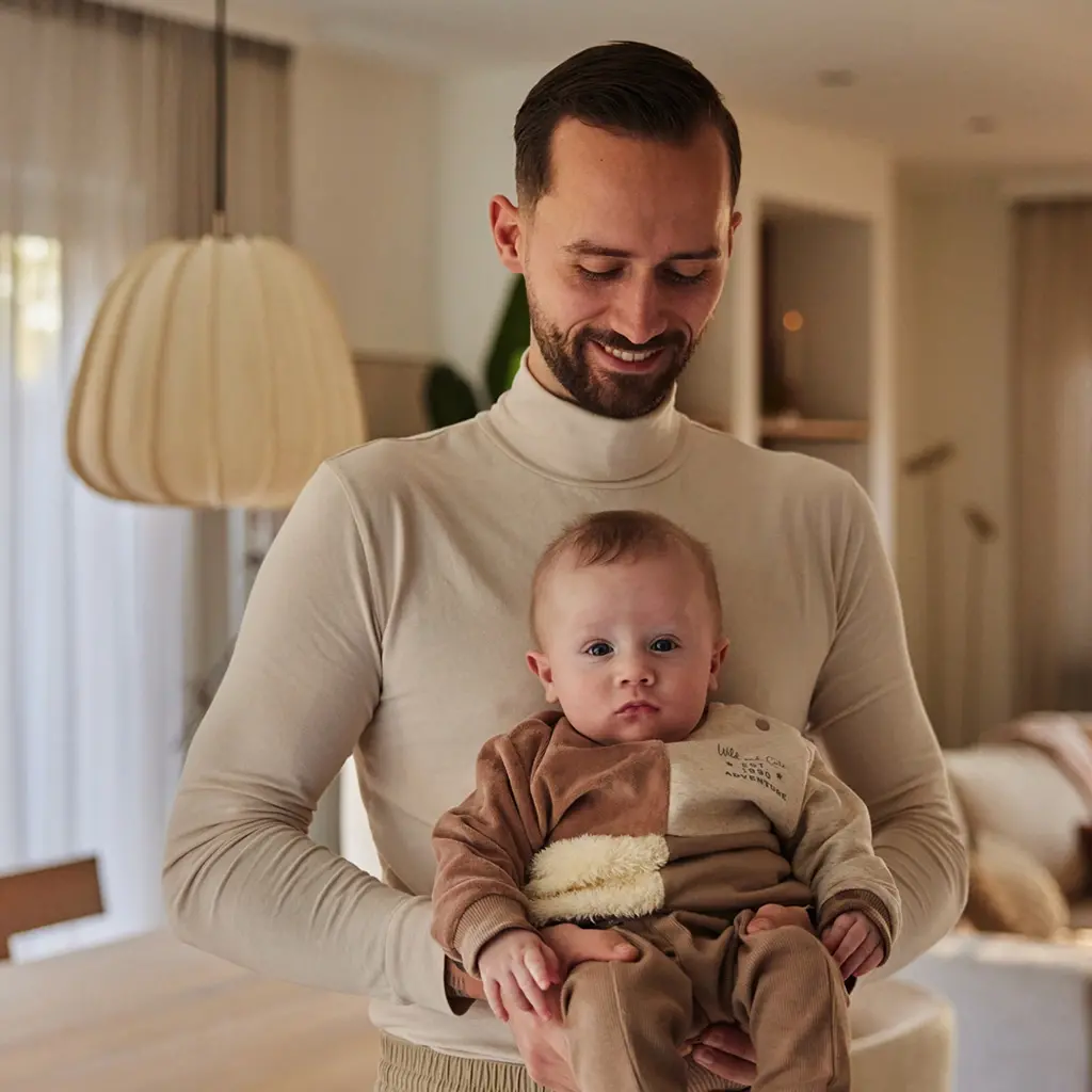 Tweedelige set (faded brown)