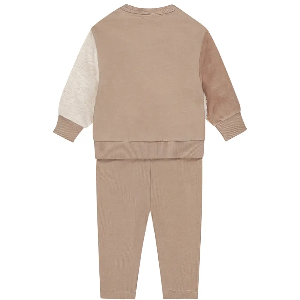 Tweedelige set (faded brown)