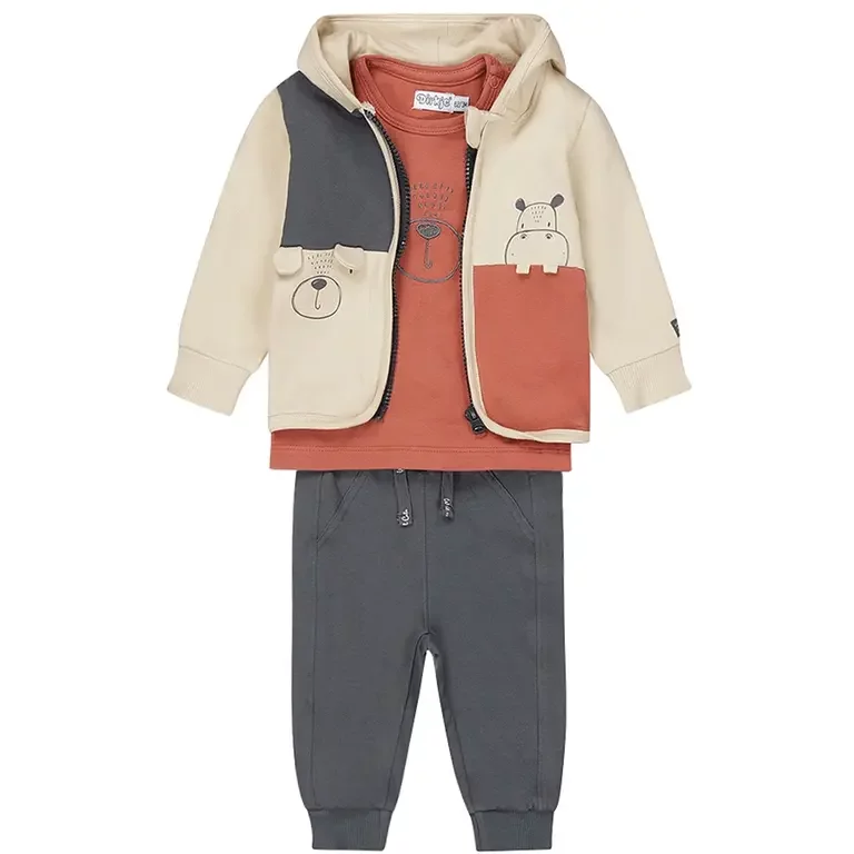 Driedelige set (pebble)