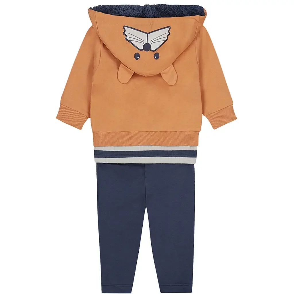 Driedelige set (faded cognac)