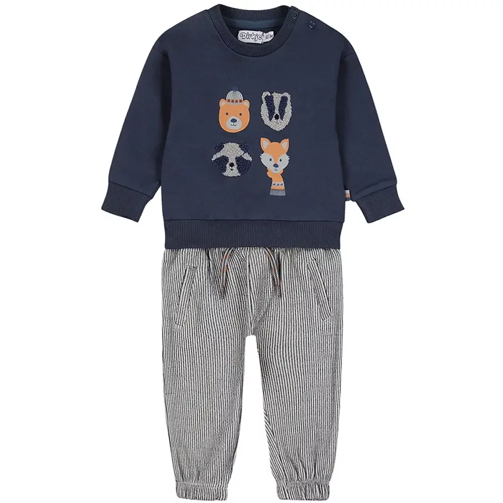 Tweedelige set (navy)