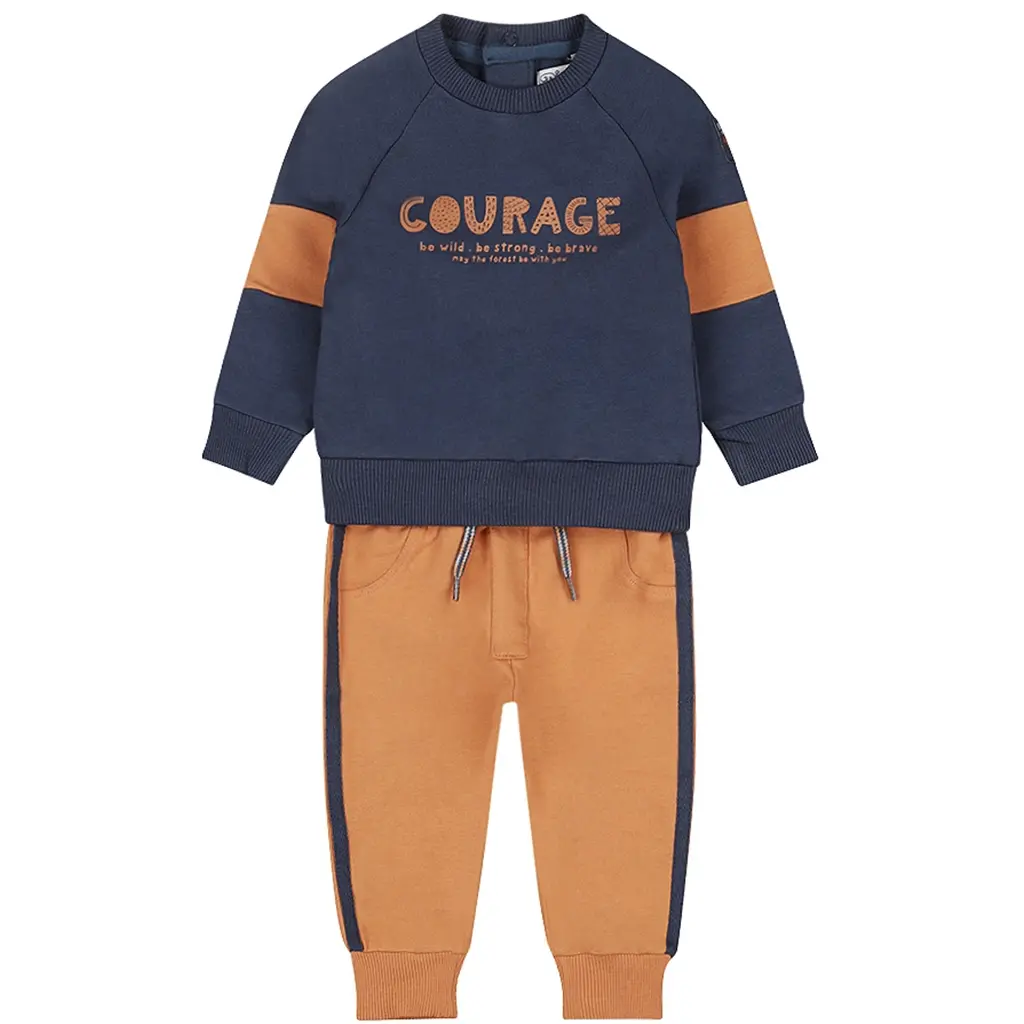 Tweedelige set (navy)