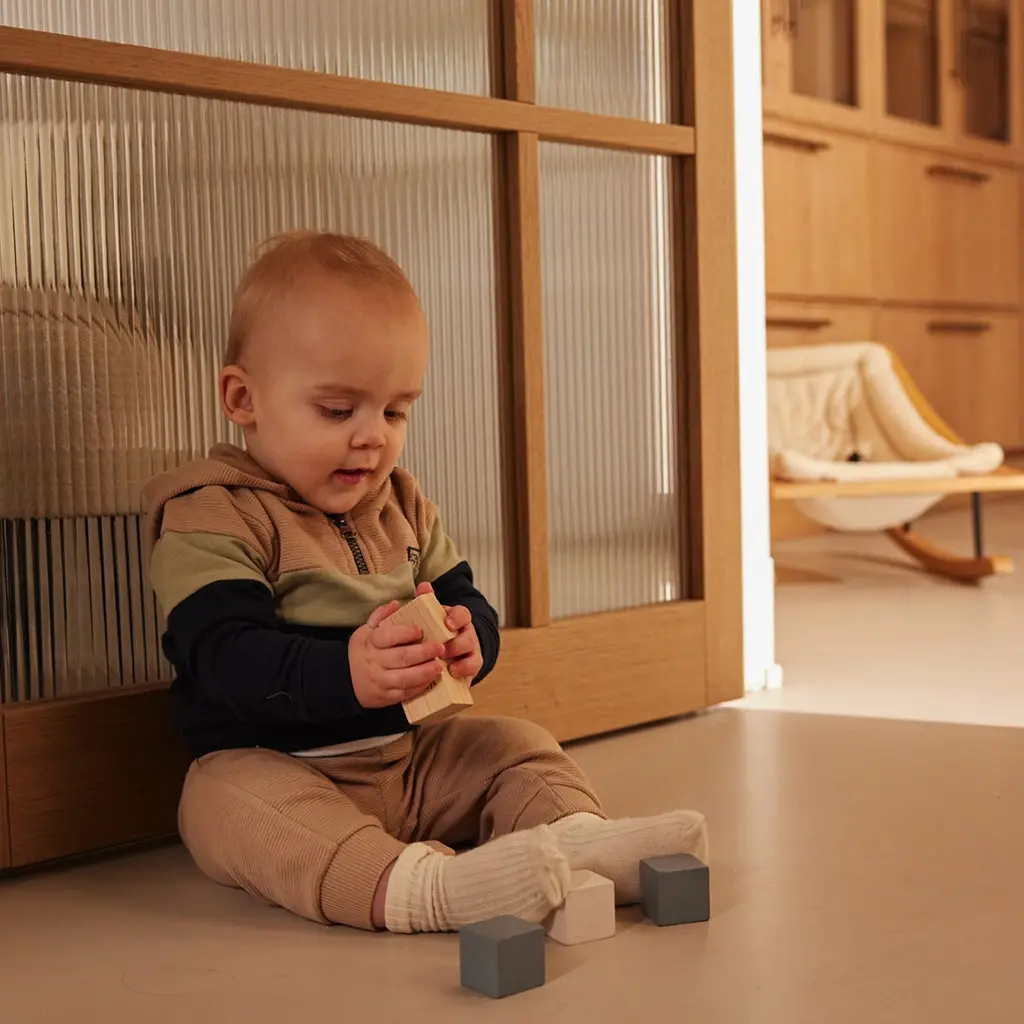 Tweedelige set (beige grey)