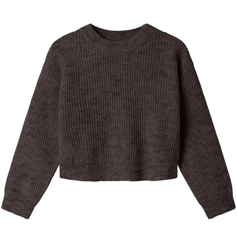 Gebreide trui Holly (seal brown)