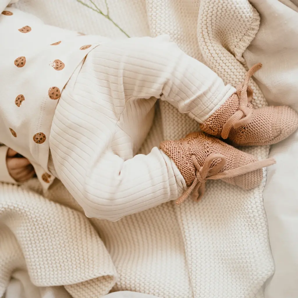 Gebreide slofjes (cookie)