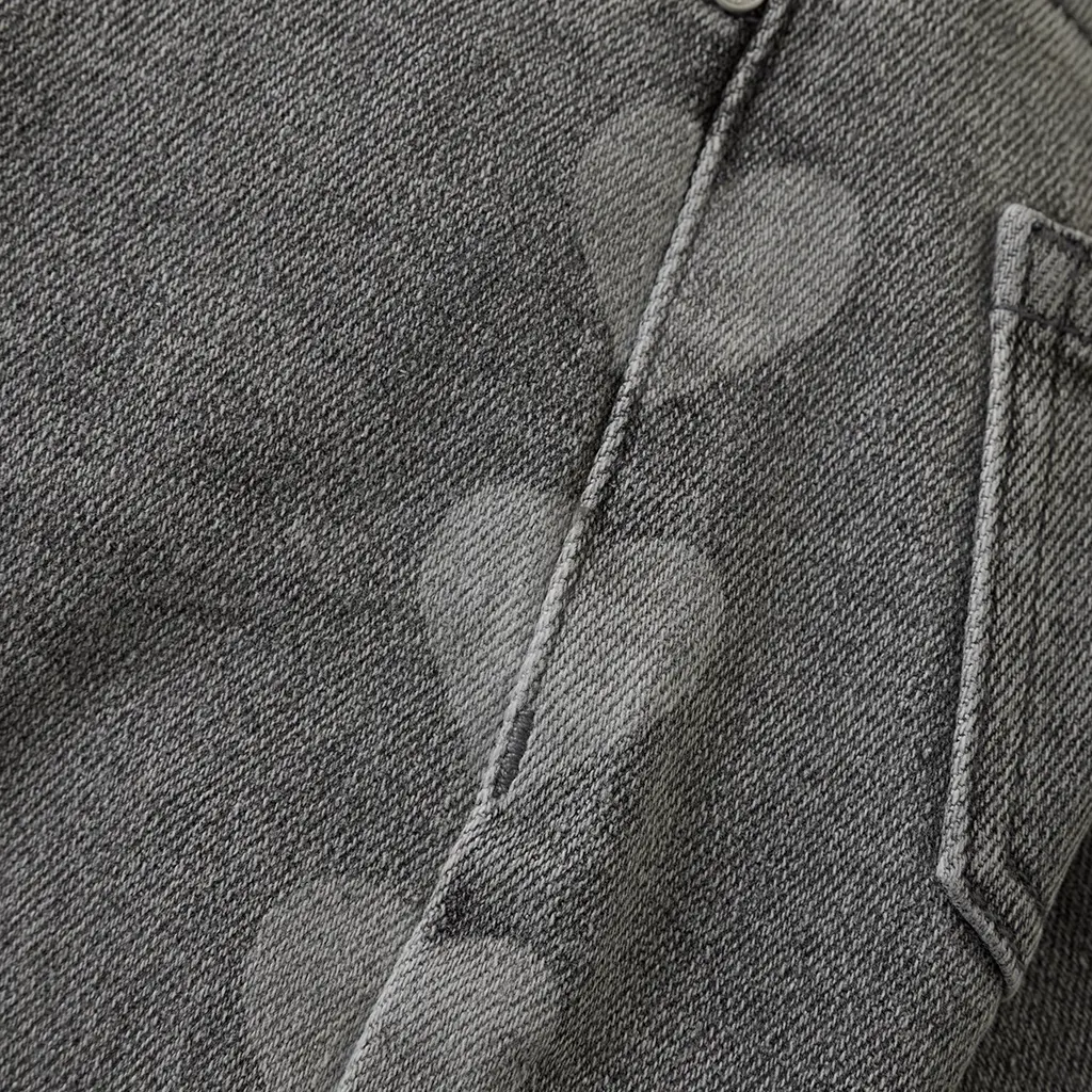 Jeans wide fit (used grey denim)