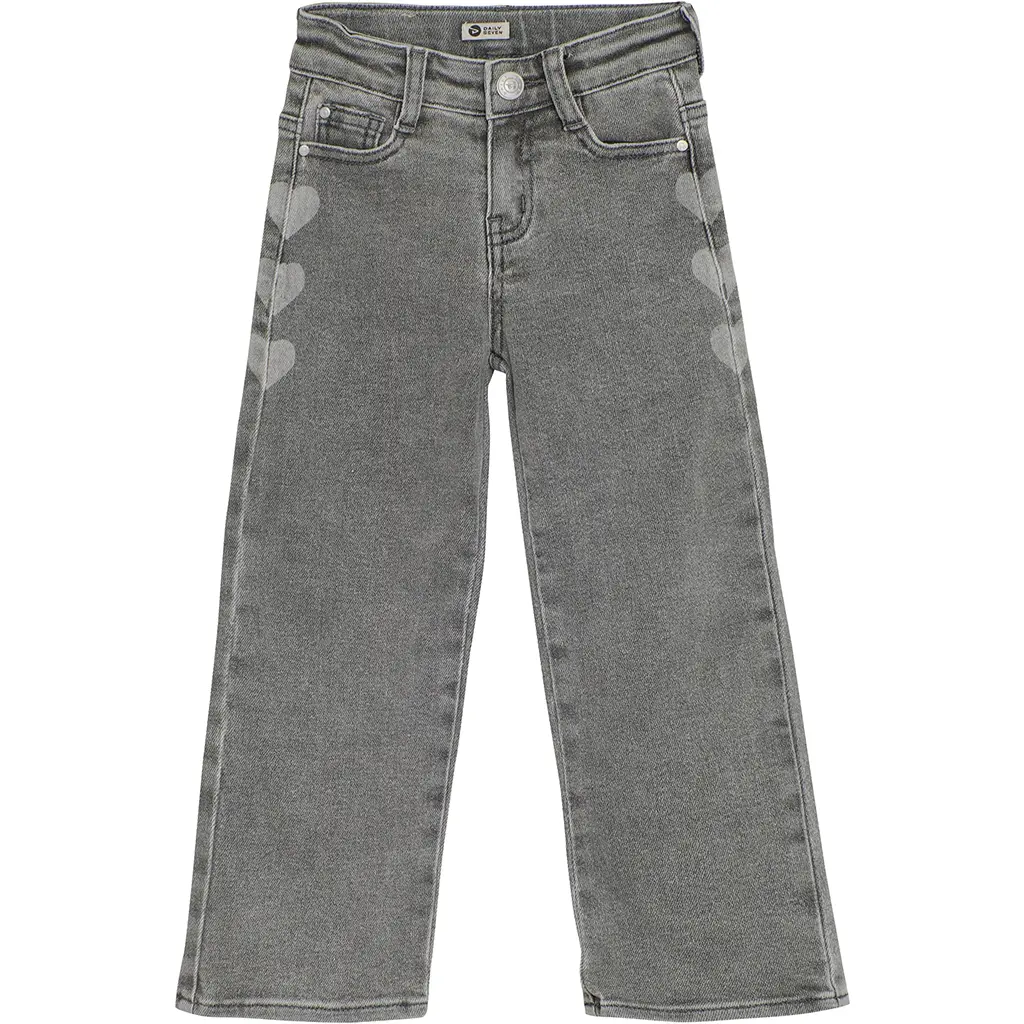 Jeans wide fit (used grey denim)